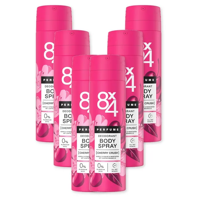 8x4-cherry-crush-body-spray-6x150ml-0-aluminium-kirsche-mandarine image 1
