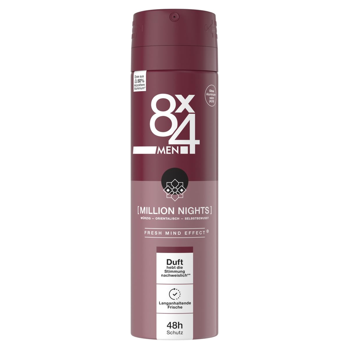 8x4-men-million-nights-deospray-150-ml-orientalisch-ohne-aluminium-ach-48h-schut image 5