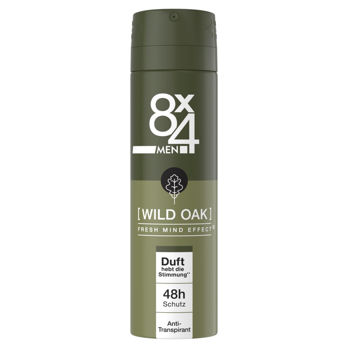 8x4-men-wild-oak-deospray-150ml-48h-anti-transpirant image 1