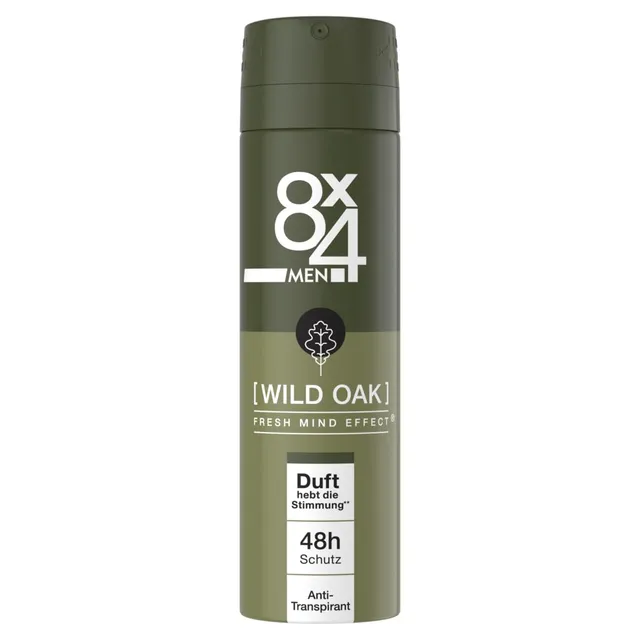 8x4-men-wild-oak-deospray-150ml-48h-anti-transpirant image 1