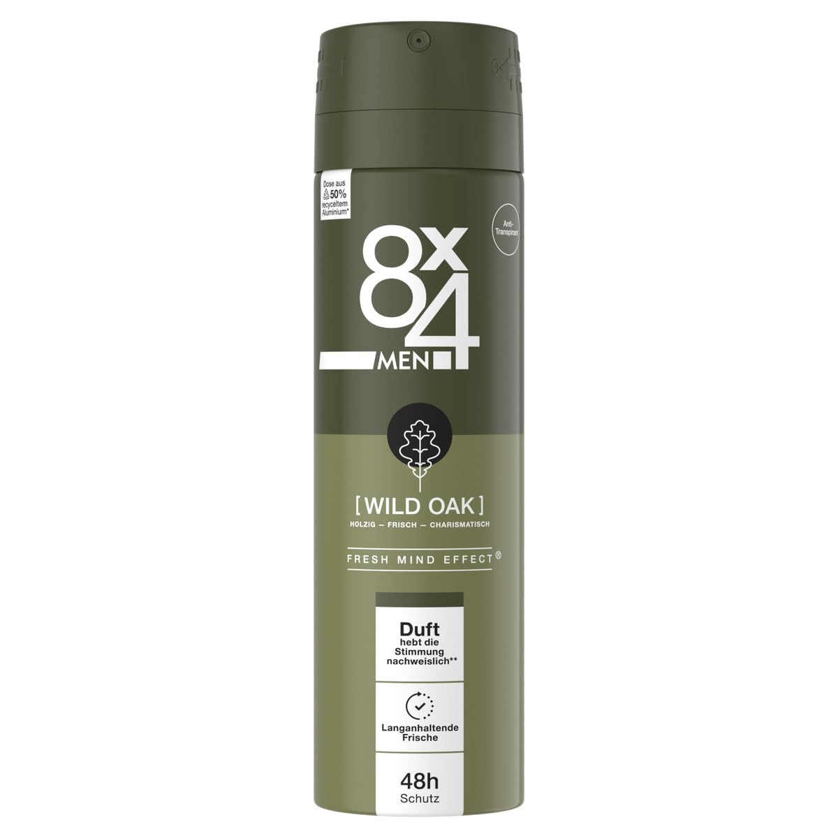 8x4-men-wild-oak-deospray-150ml-48h-anti-transpirant image 5