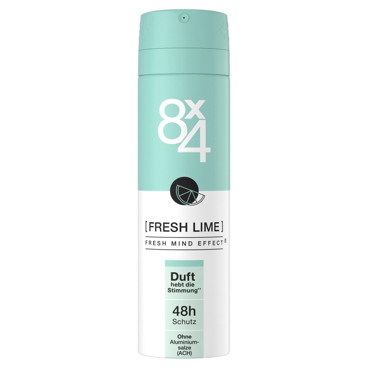 8x4-fresh-lime-deospray-ohne-aluminium-150-ml image 1