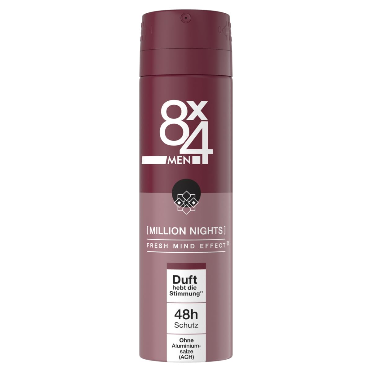 8x4-men-million-nights-deospray-150-ml-orientalisch-ohne-aluminium-ach-48h-schut image 1
