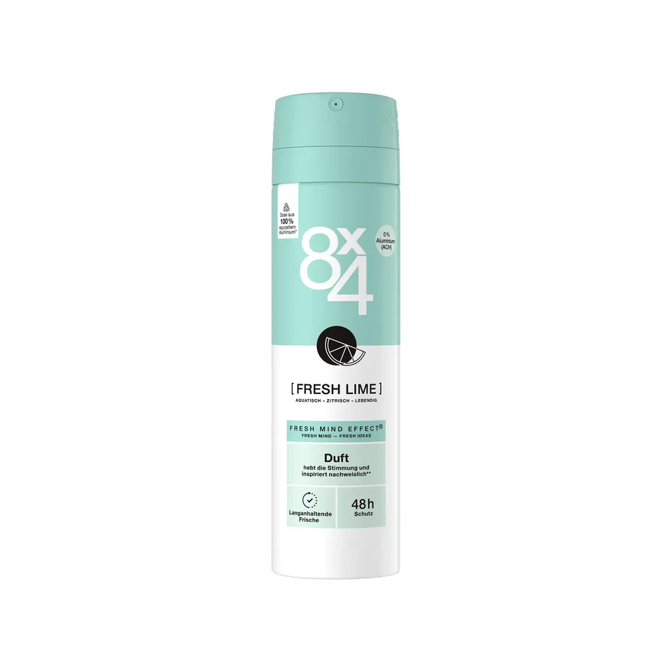 8x4-fresh-lime-deospray-150-ml image 1
