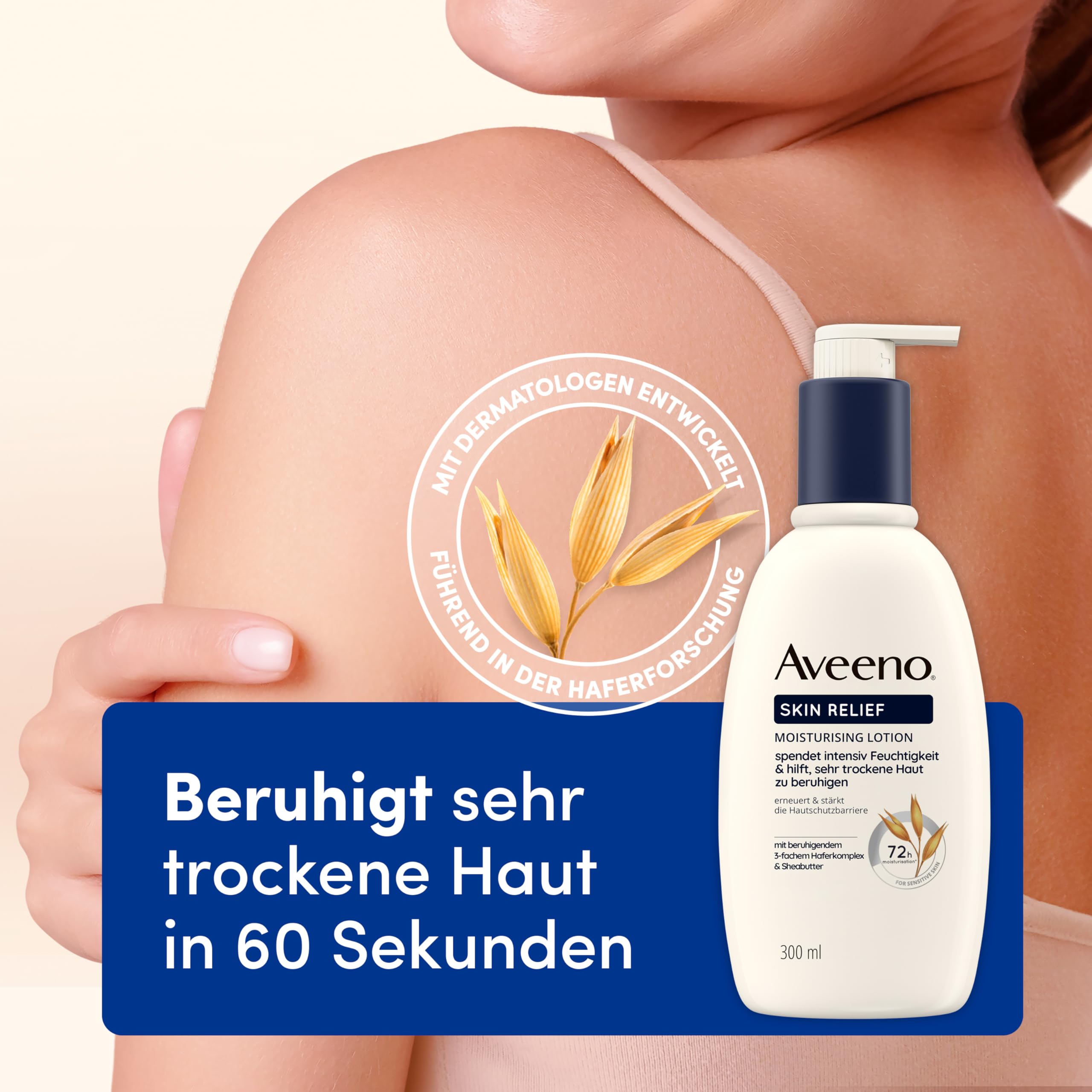 aveeno-skin-relief-bodylotion-300-ml-parf-mfrei-72h-feuchtigkeit-f-r-sehr-trocke image 2