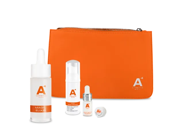 a4-cosmetics-munich-a4-magic-summer-set-magic-elixir-serum-pouch-geschenke image 1