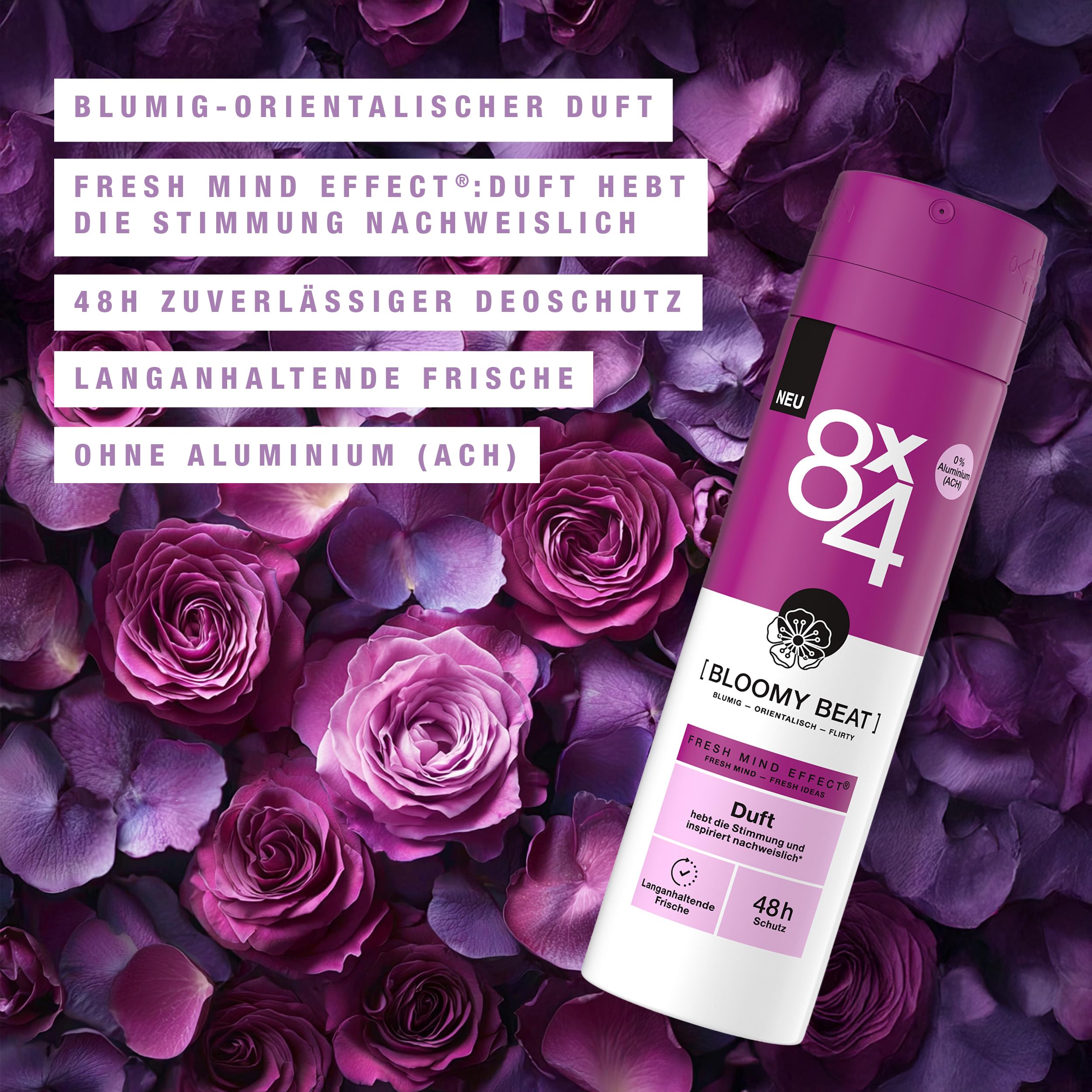 8x4-bloomy-beat-deospray-150ml-ohne-aluminium-ach image 2